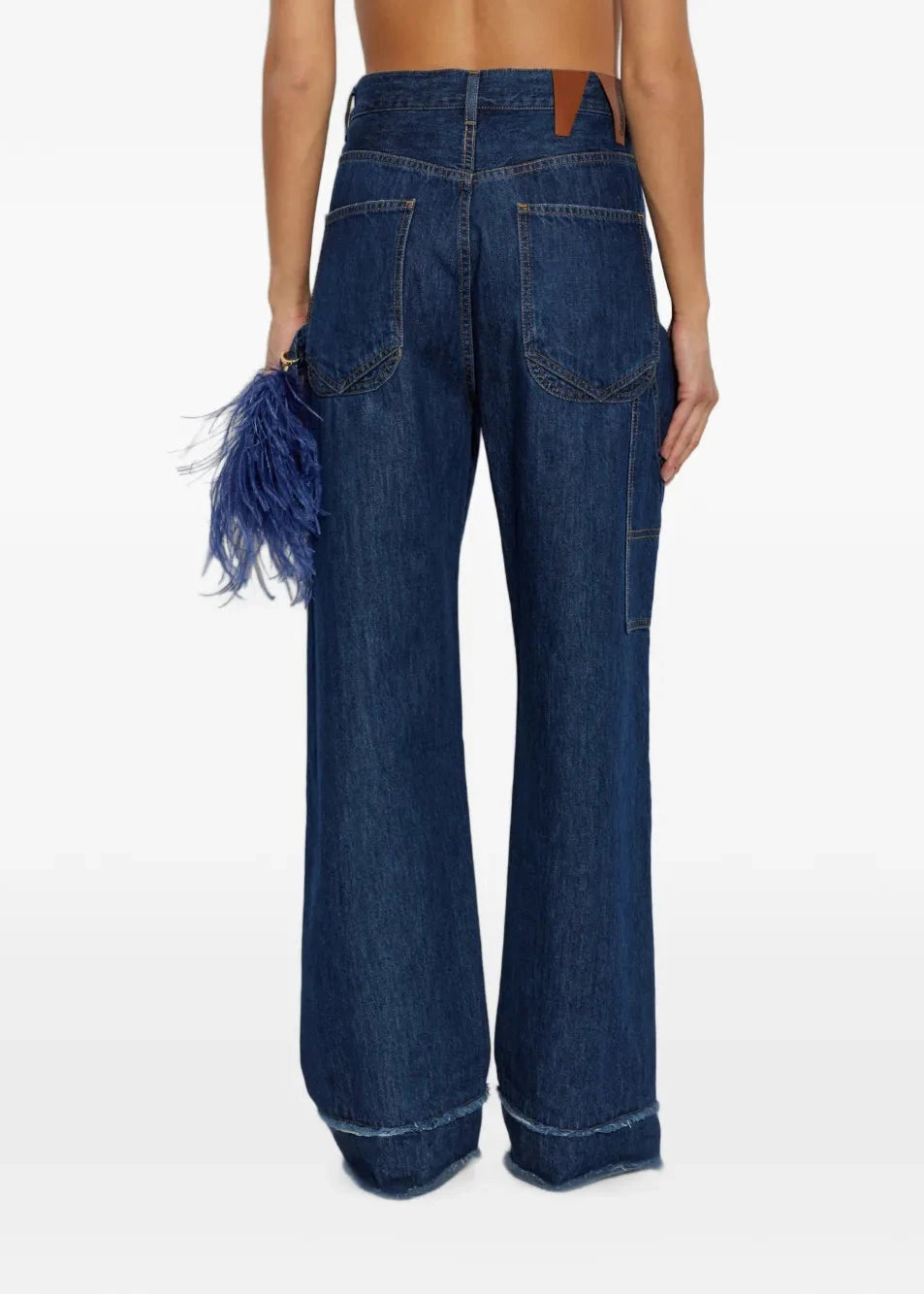 Darkpark // Lisa Feather Chain Loose Fit Carpenter Jean / Tokyo Midnight Womens Darkpark 