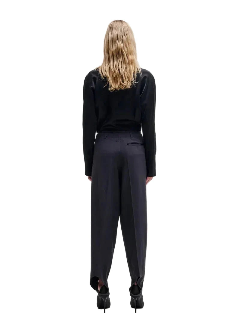 Darkpark // Marta Stirrup Pants / Dark Plum Womens Darkpark 