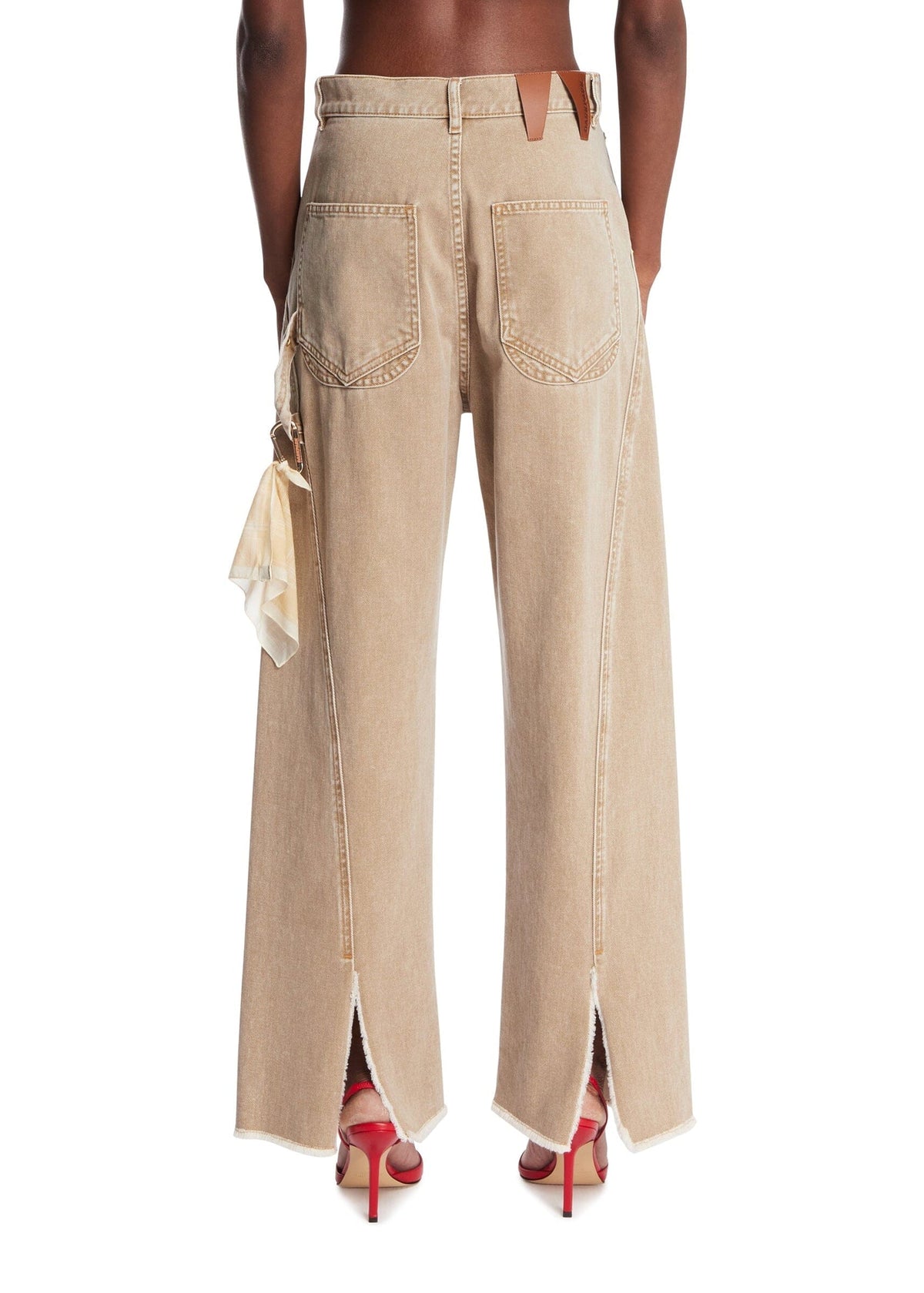 DARKPARK // Sienna Loose Side Split Denim / Camel Womens Darkpark 