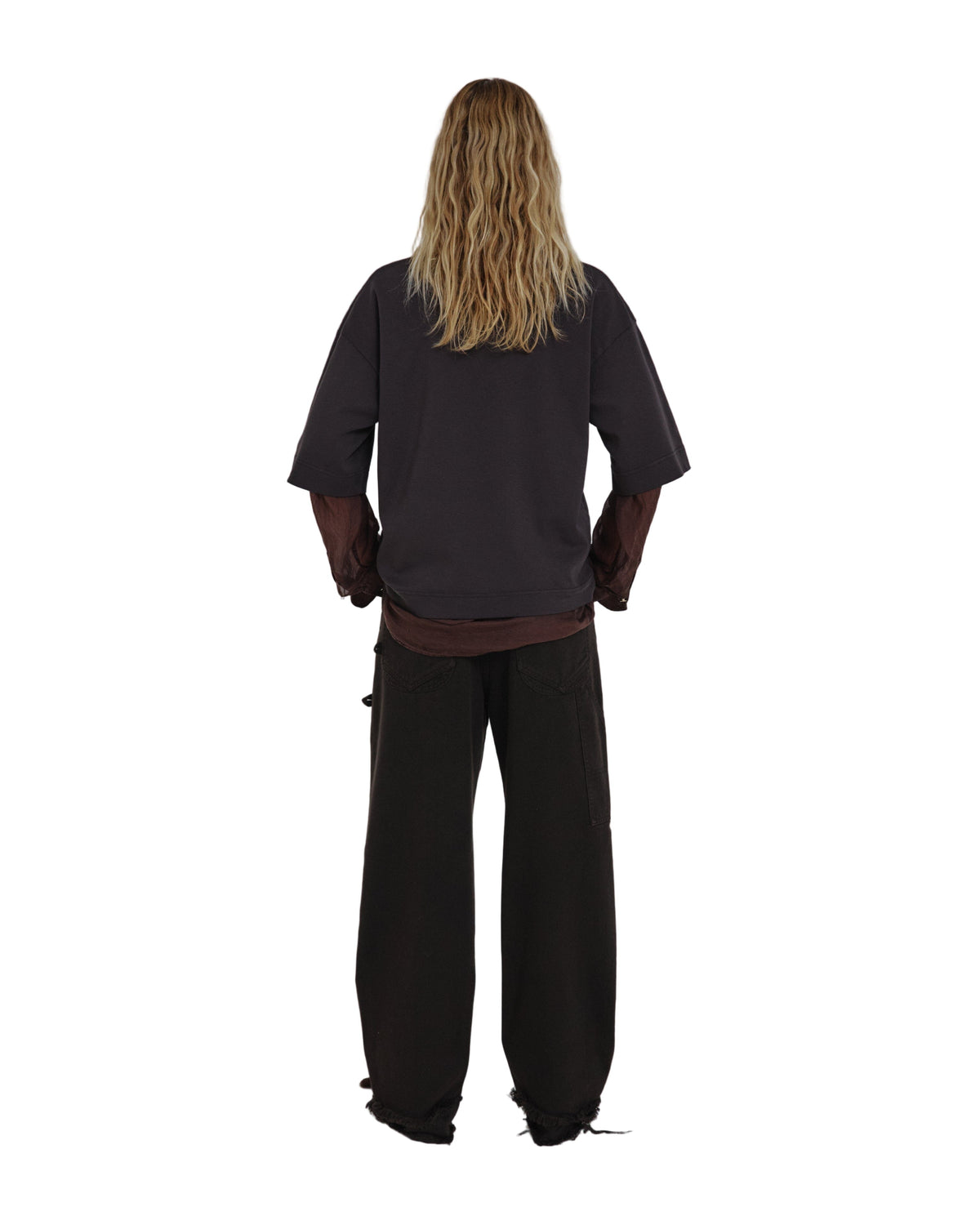 Darkpark // Smith Short Sleeved Tee / Brown Womens Darkpark 