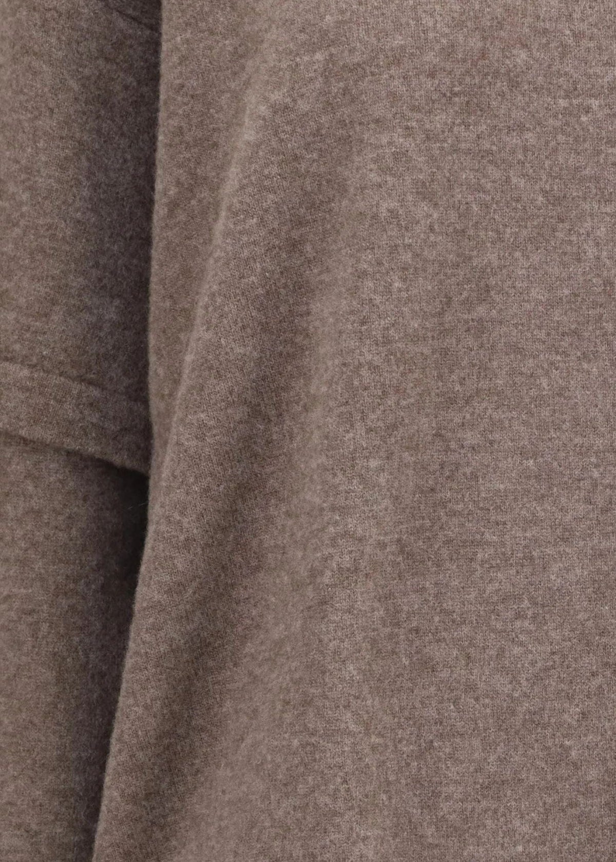 Darkpark // Troy Cashmere Wool Knit Double Sleeve Tee / Brown Womens Darkpark 