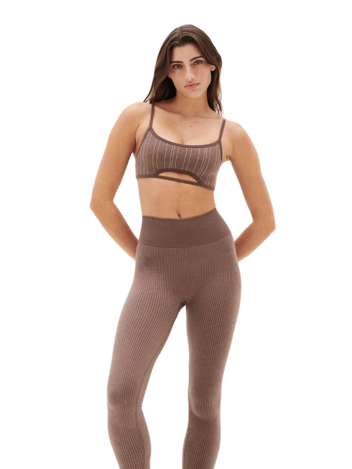 Elba Wool Bralet / Mocha Womens Nagnata 