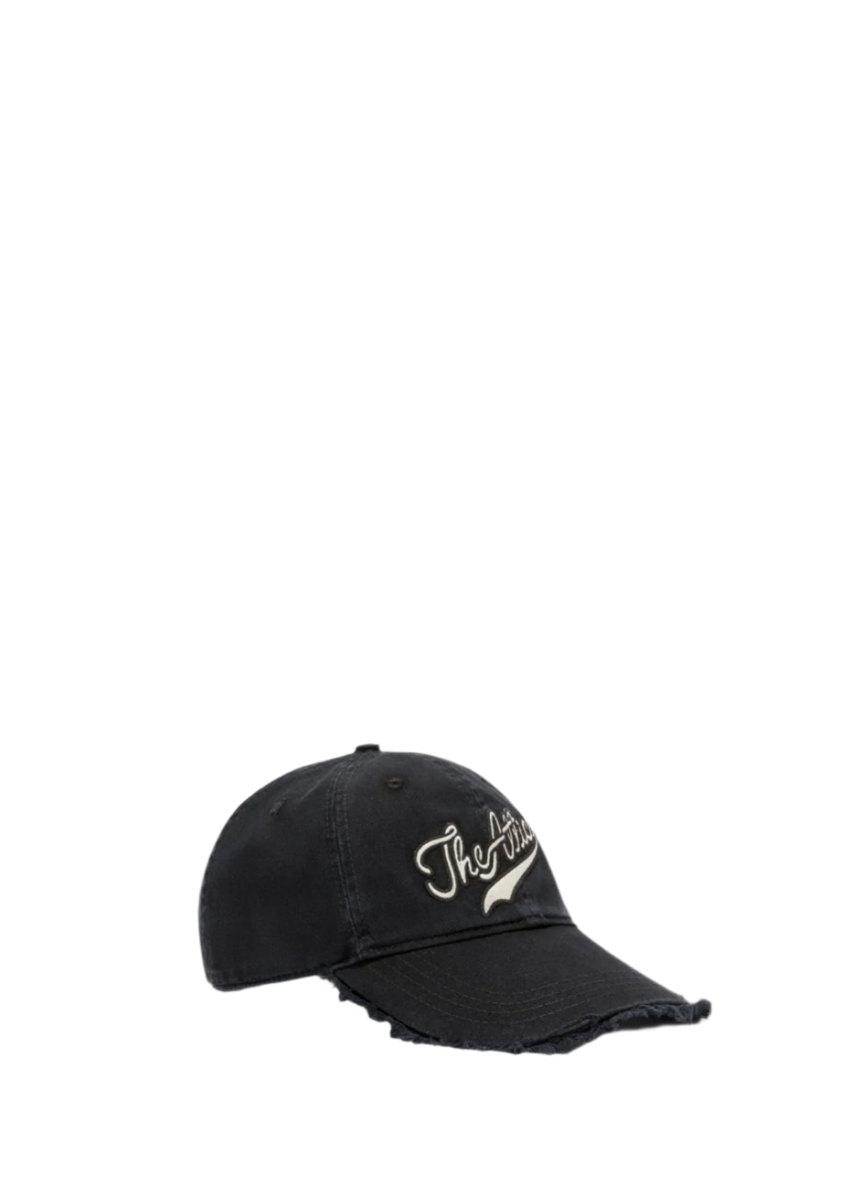 Embroidered Canvas Cap / Black Womens The Attico 