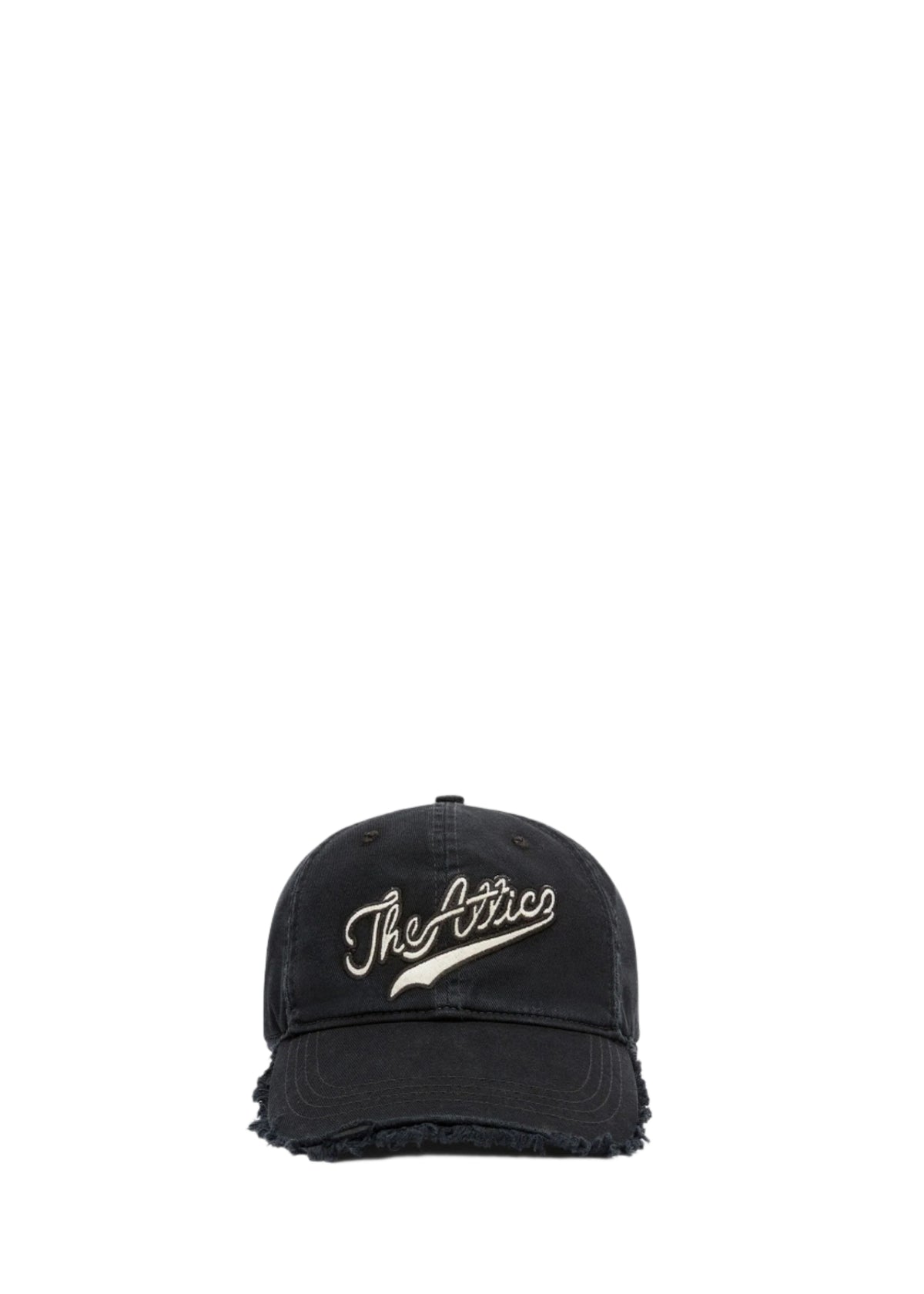 Embroidered Canvas Cap / Black Womens The Attico 