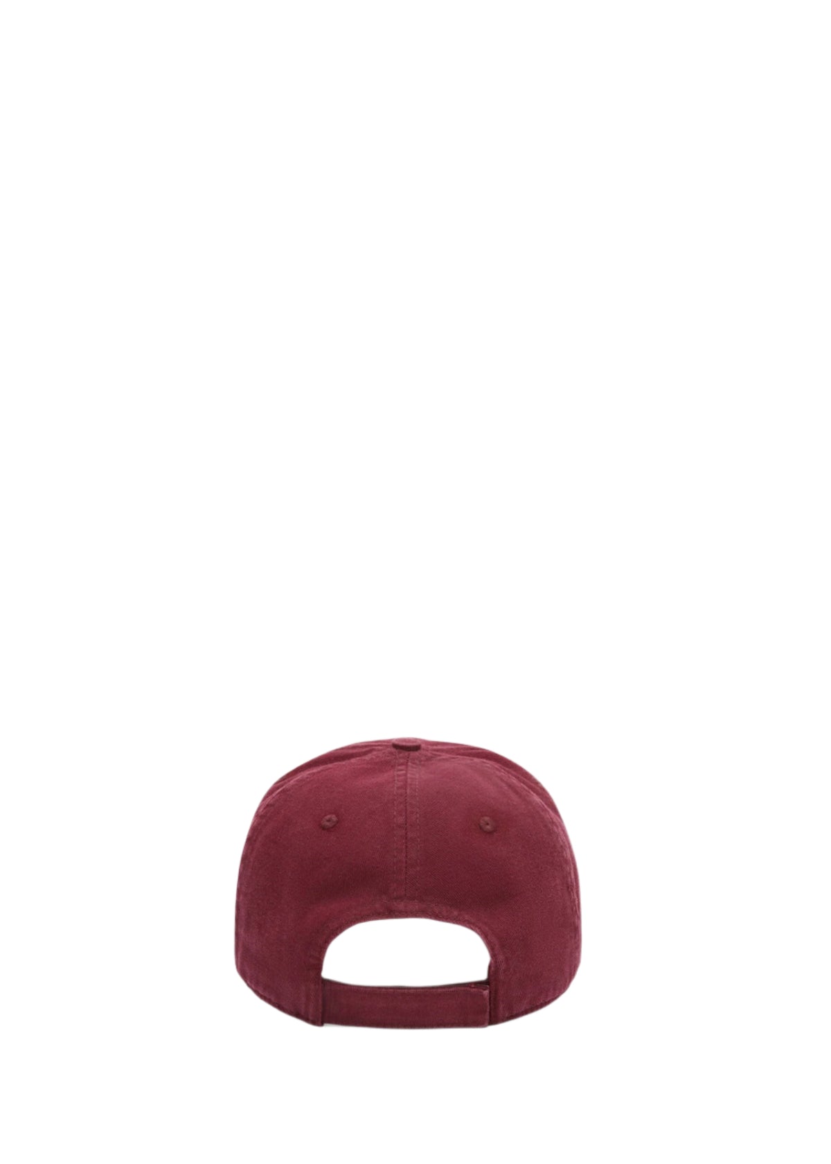 Embroidered Canvas Cap / Burgundy Womens The Attico 