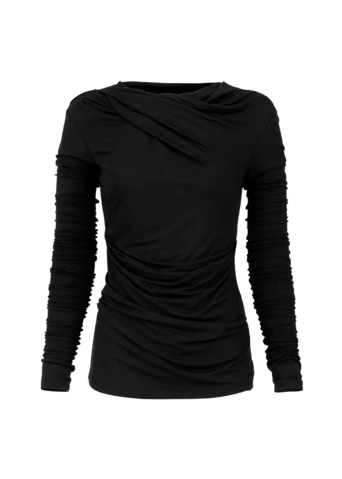Entire Studios // Drape Top / Black Womens Entire Studios 