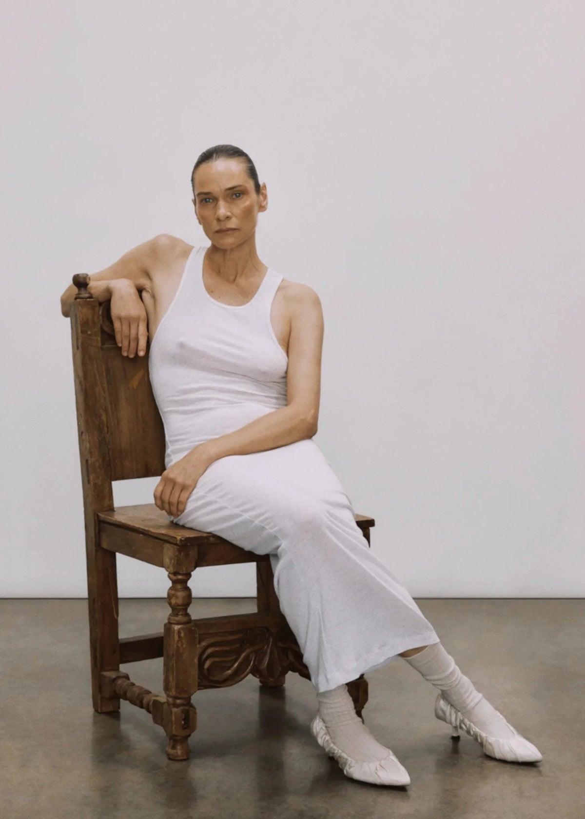 Entire Studios // Midi Muscle Tank / Heather Grey Womens Entire Studios 