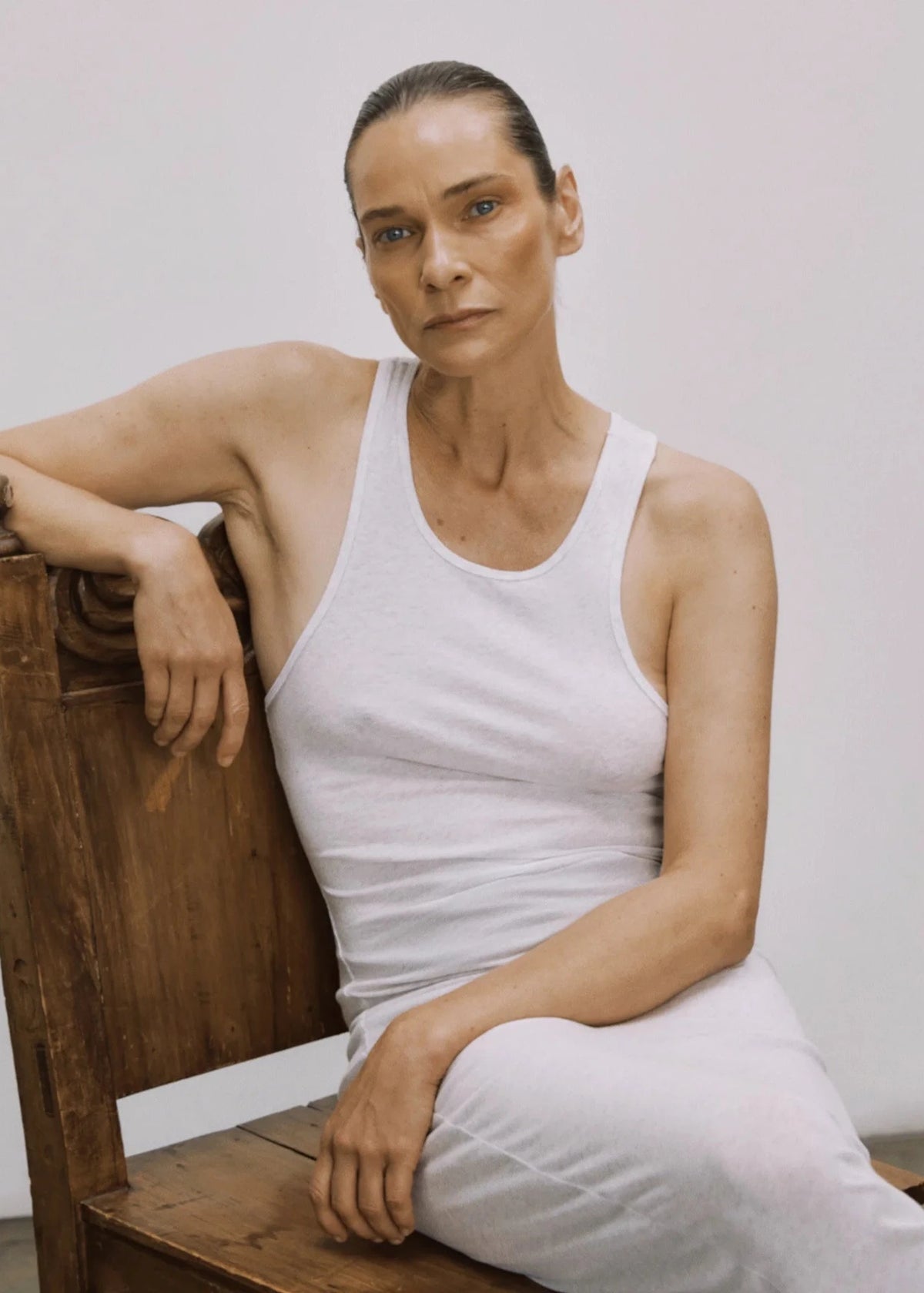 Entire Studios // Midi Muscle Tank / Heather Grey Womens Entire Studios 