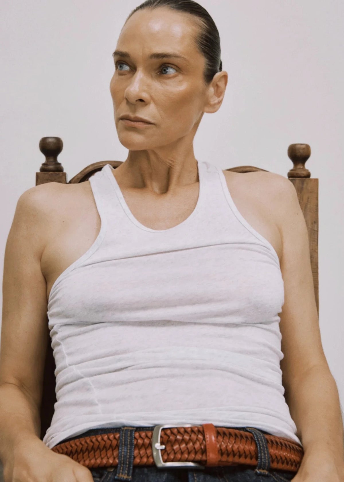 Entire Studios // Muscle Tank Top / Heather Grey Womens Entire Studios 