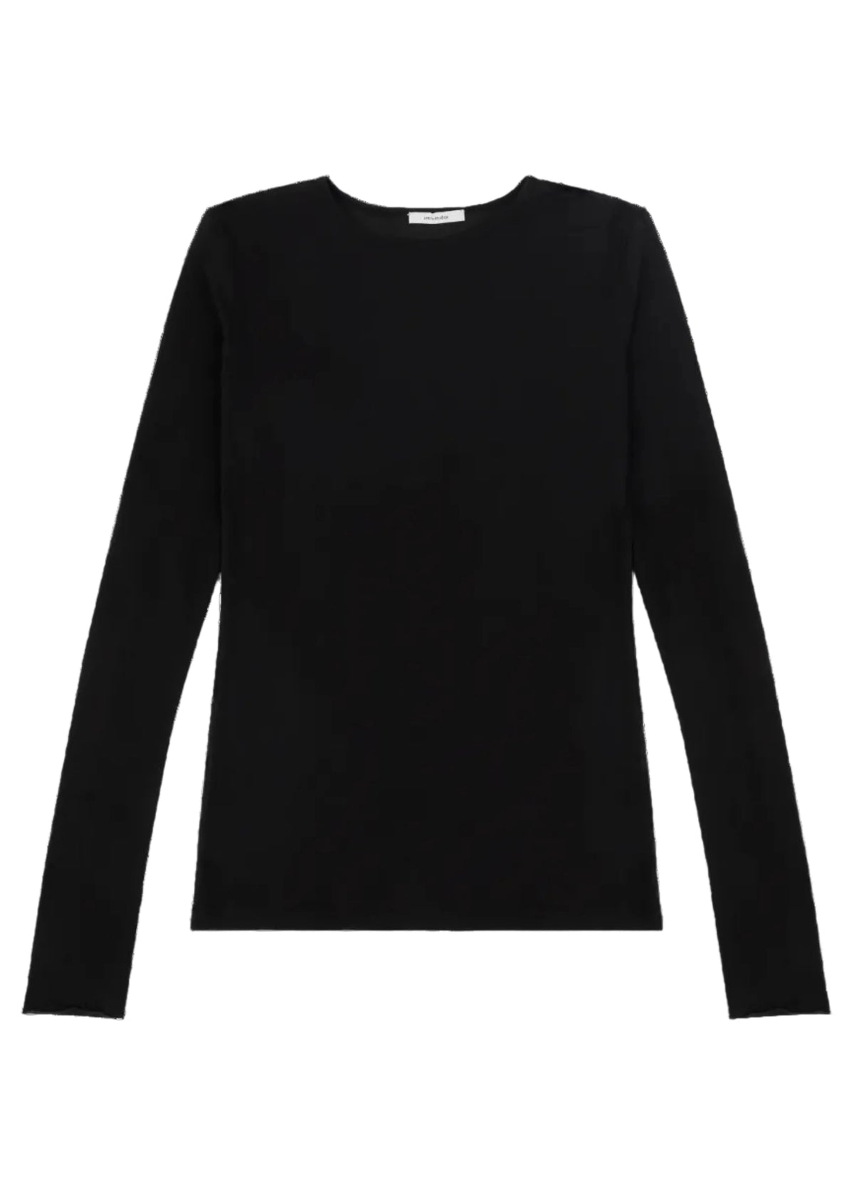 Entire Studios // Sheer Long Sleeve / Black Womens Entire Studios 