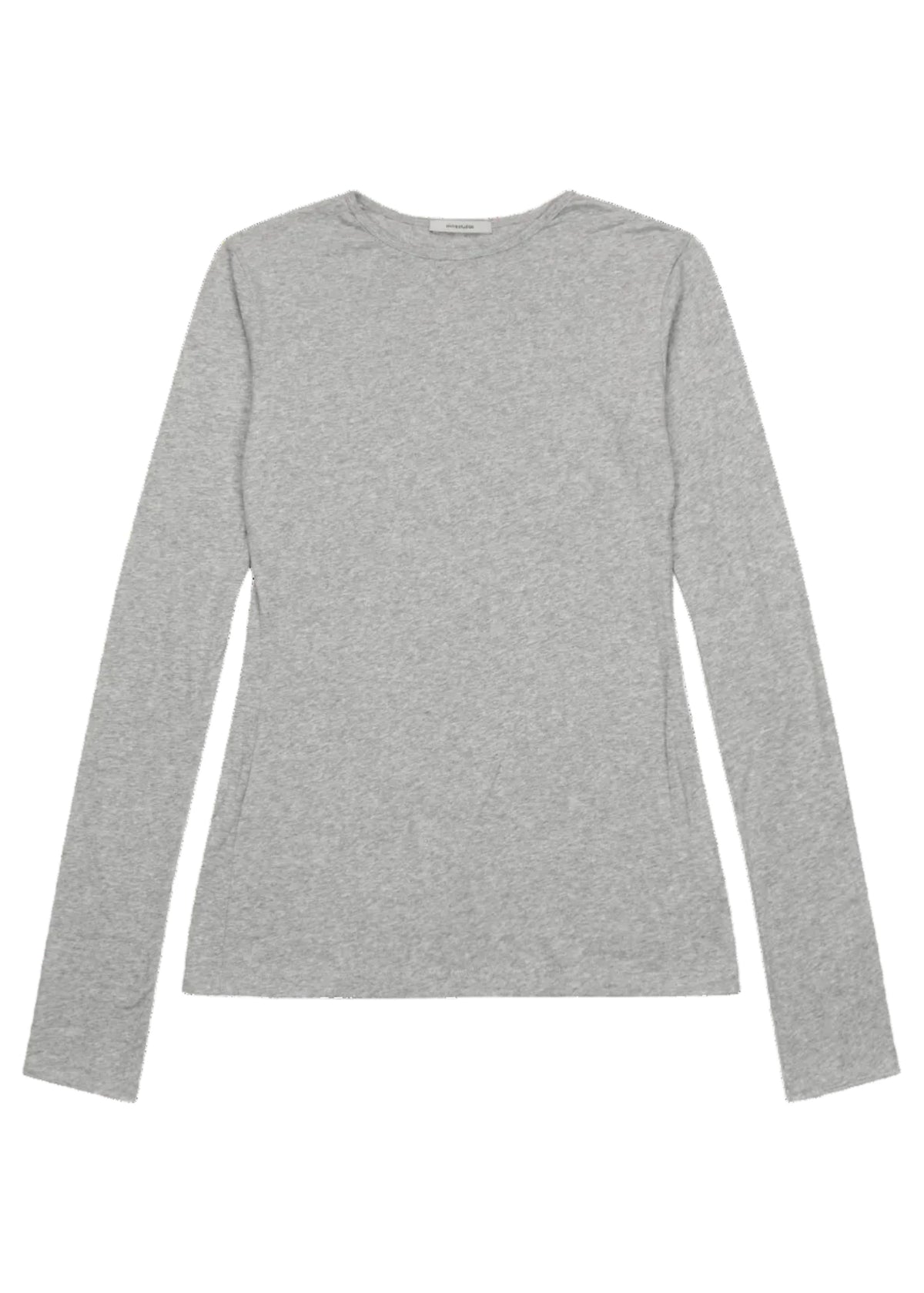 Entire Studios // Sheer Long Sleeve / Grey Marle Womens Entire Studios 