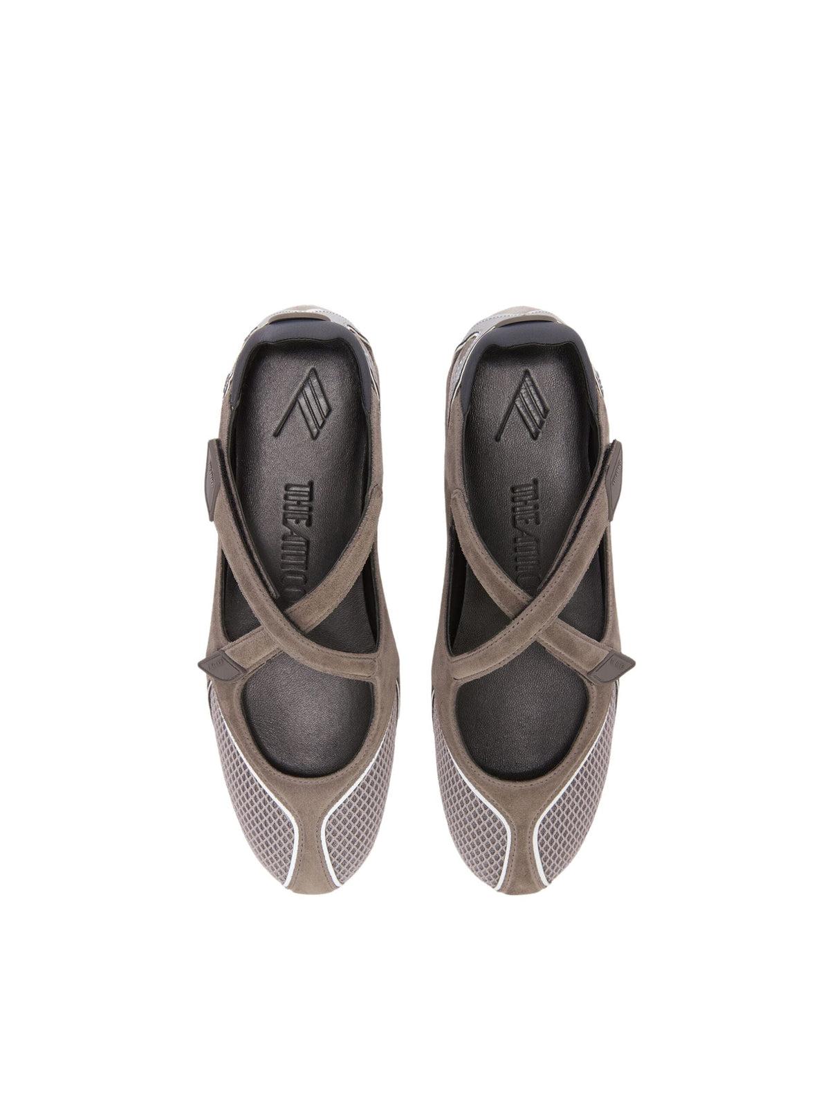 Floor01 Ballerina Flat / Grey Womens The Attico 