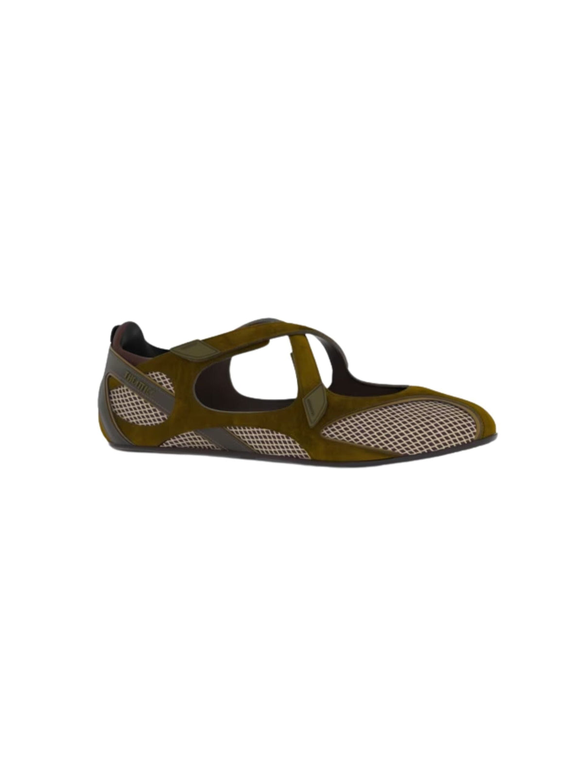 Floor01 Ballerina Flat / Military Green Womens The Attico 