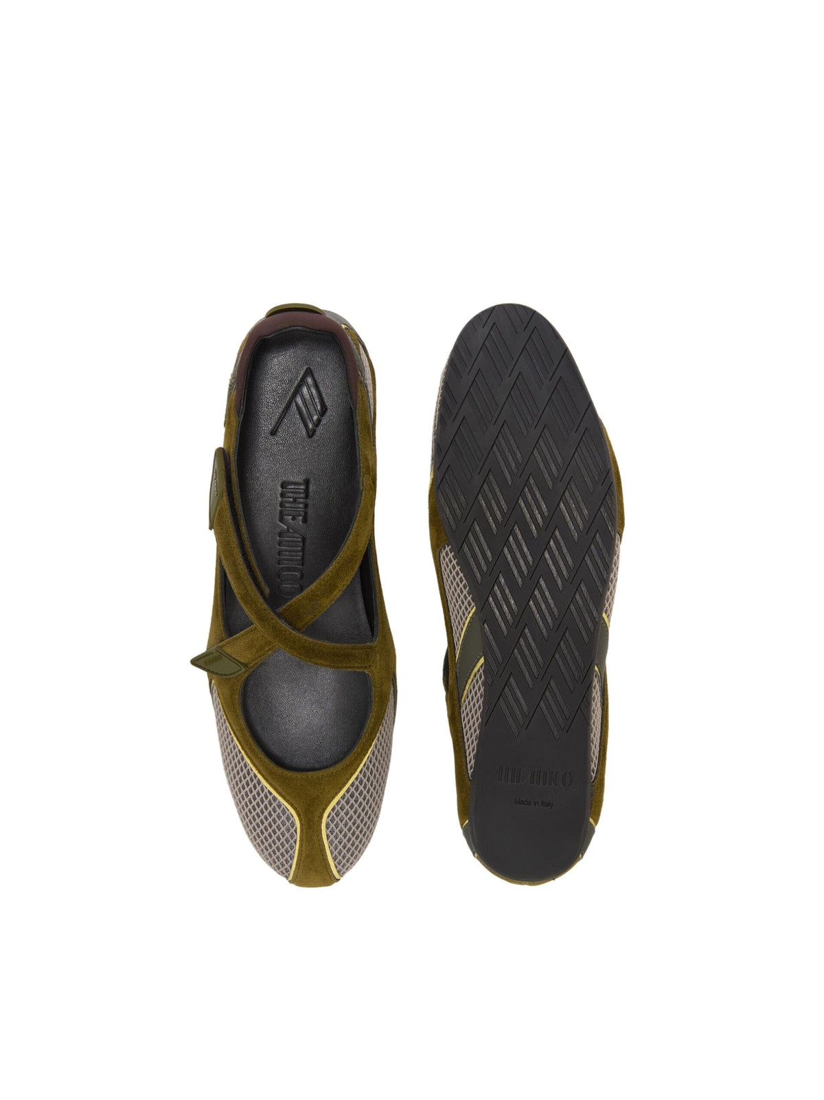 Floor01 Ballerina Flat / Military Green Womens The Attico 