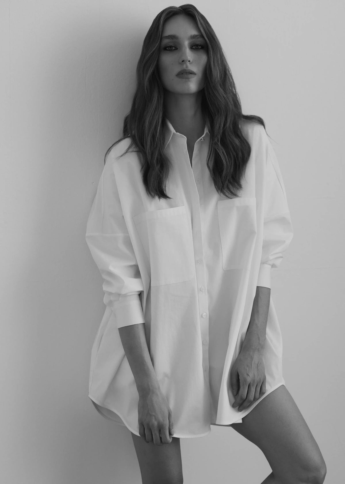 Fou Paris // Alice Shirt Dress / White Fou Paris 