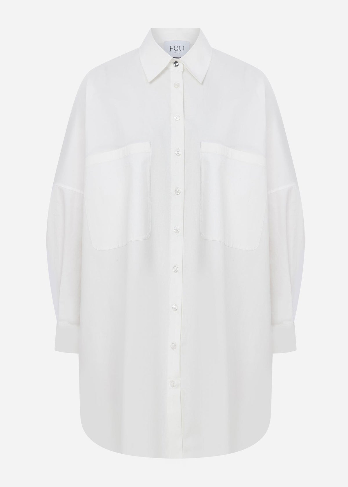 Fou Paris // Alice Shirt Dress / White Fou Paris 