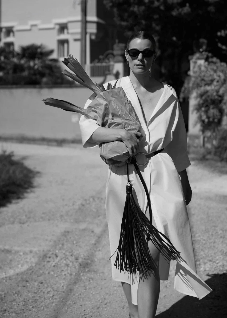 Fou Paris // Apa Shirt Dress / White Womens Fou Paris 
