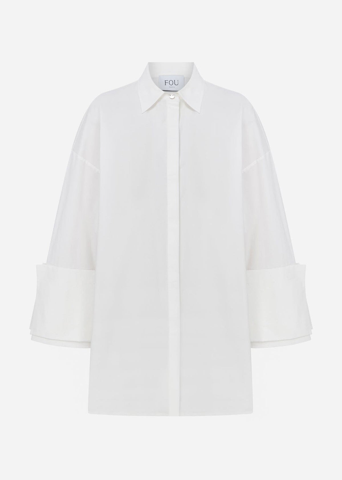 Fou Paris // Bernice Shirt Dress / White Womens Fou Paris 