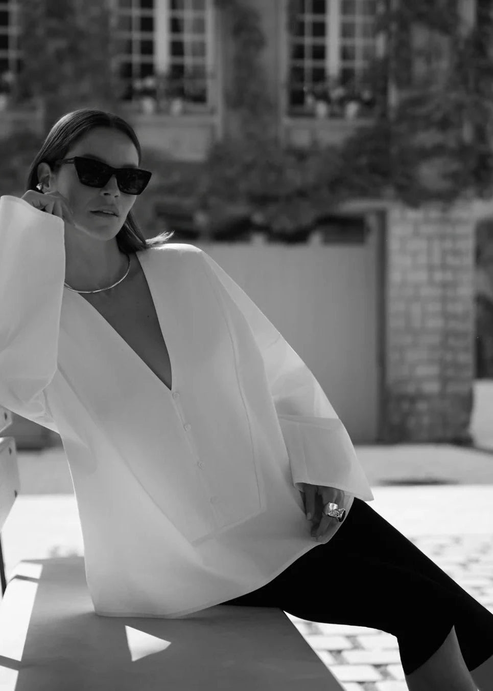 Fou Paris // Claudia Shirt / White Womens Fou Paris 