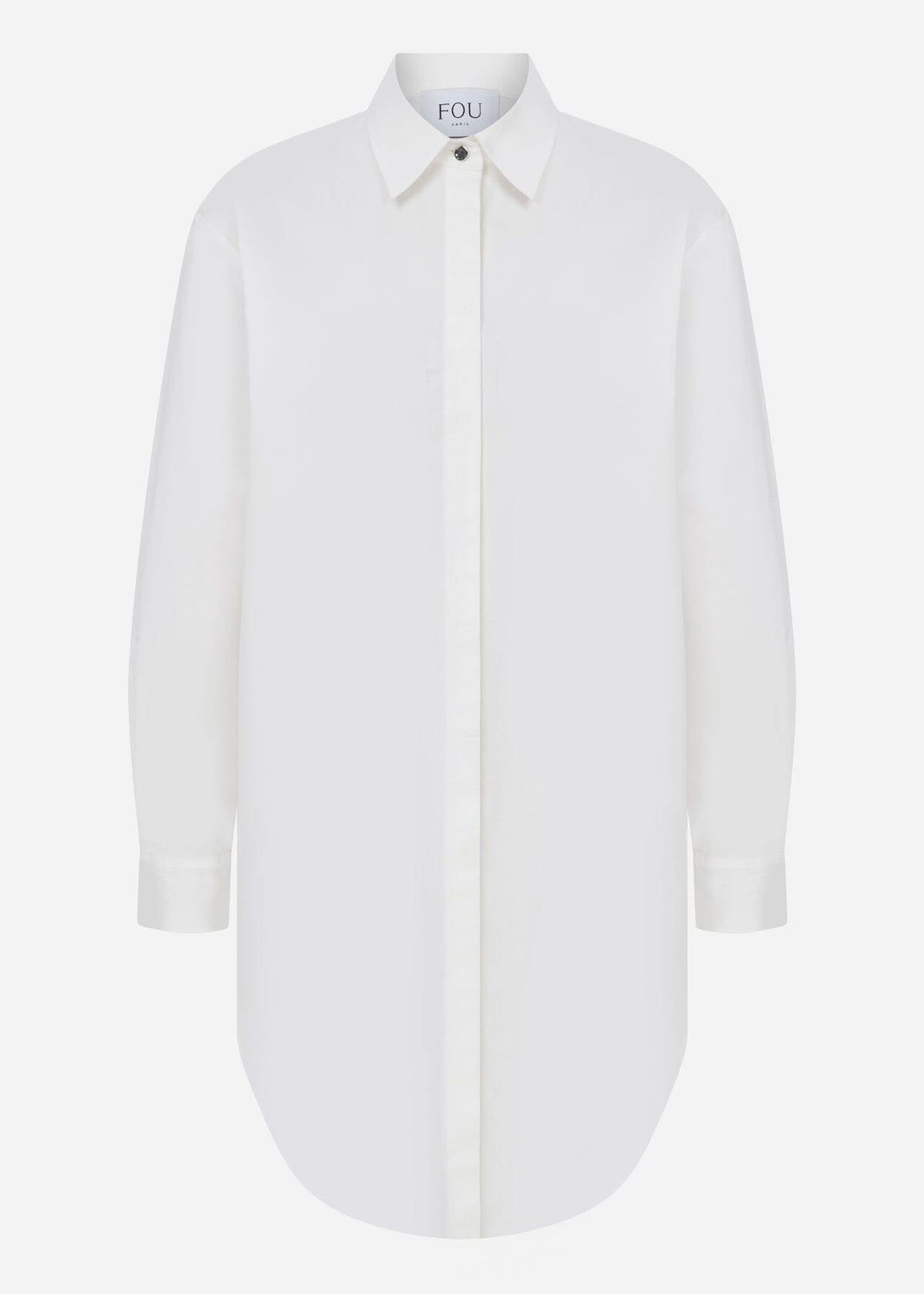 Fou Paris // Emma Shirt Dress / White Womens Fou Paris 
