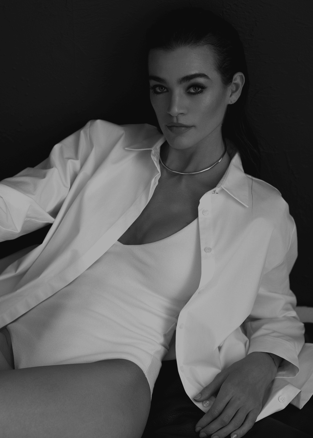 Fou Paris // Emma Shirt Dress / White Womens Fou Paris 