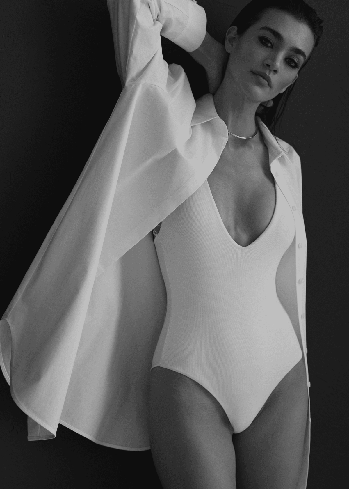 Fou Paris // Emma Shirt Dress / White Womens Fou Paris 