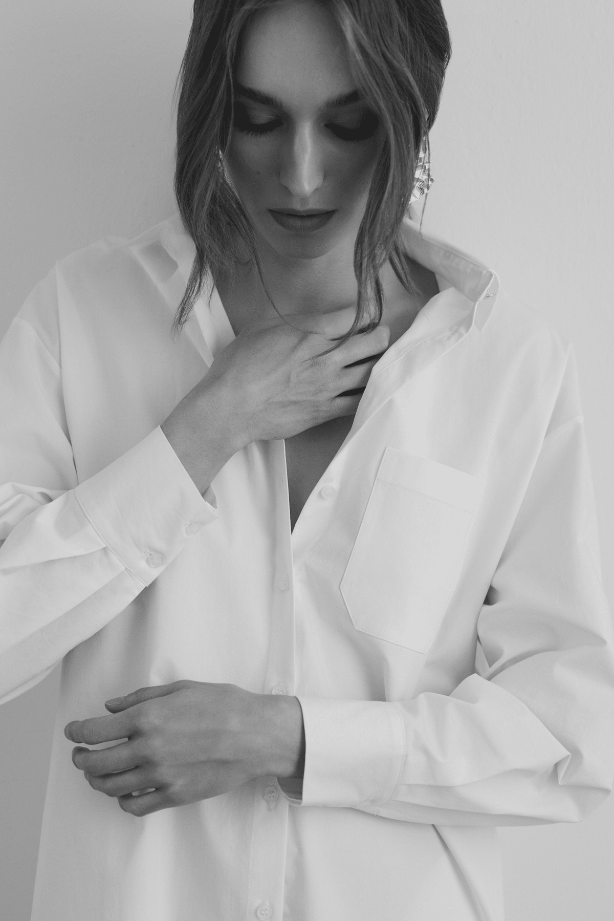 Fou Paris // Evony Shirt Dress / White Fou Paris 