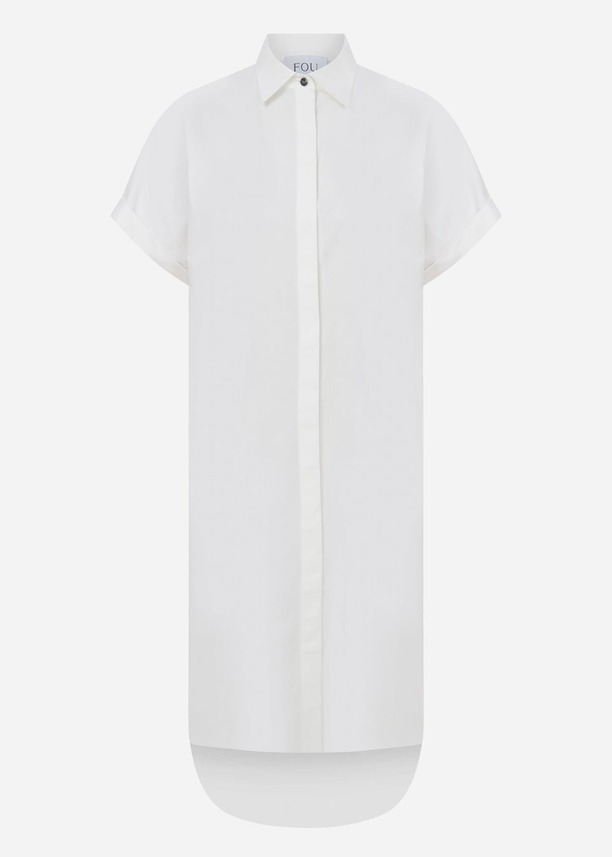 Fou Paris // Faye Shirt Dress / White Fou Paris 