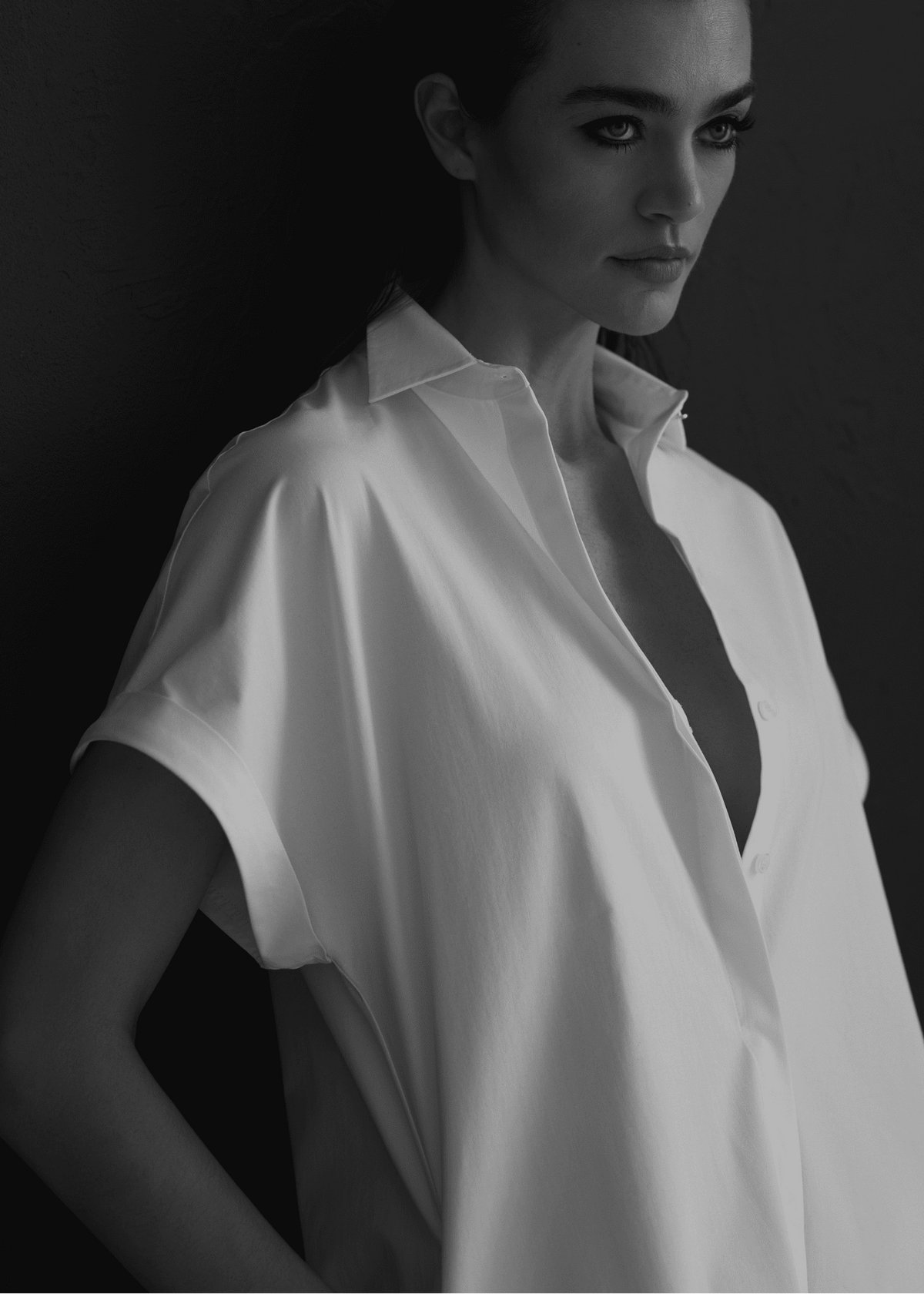 Fou Paris // Faye Shirt Dress / White Fou Paris 