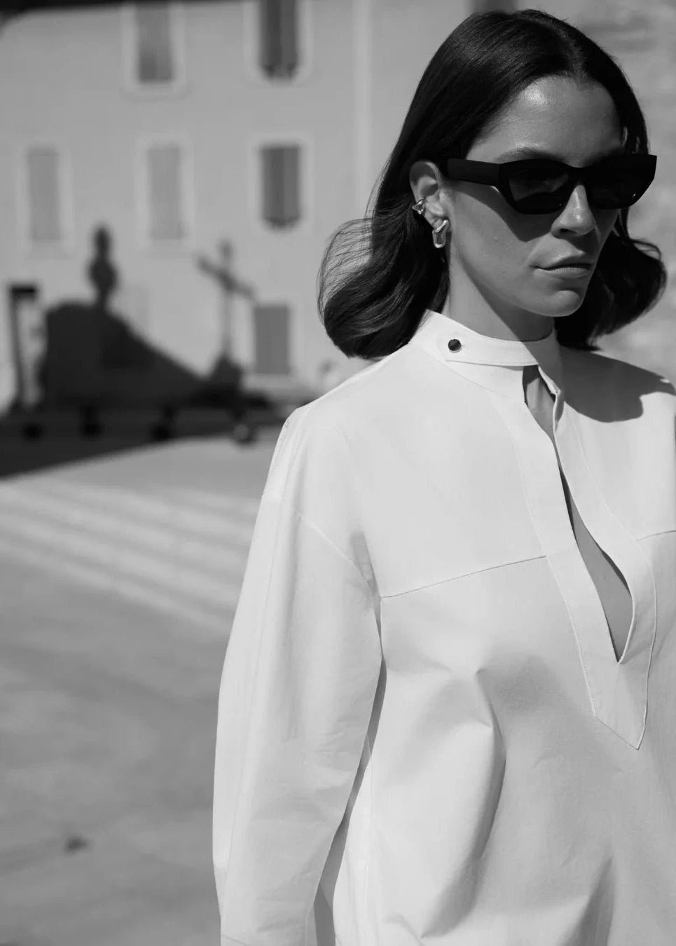 Fou Paris // Lola Shirt Dress / White Womens Fou Paris 