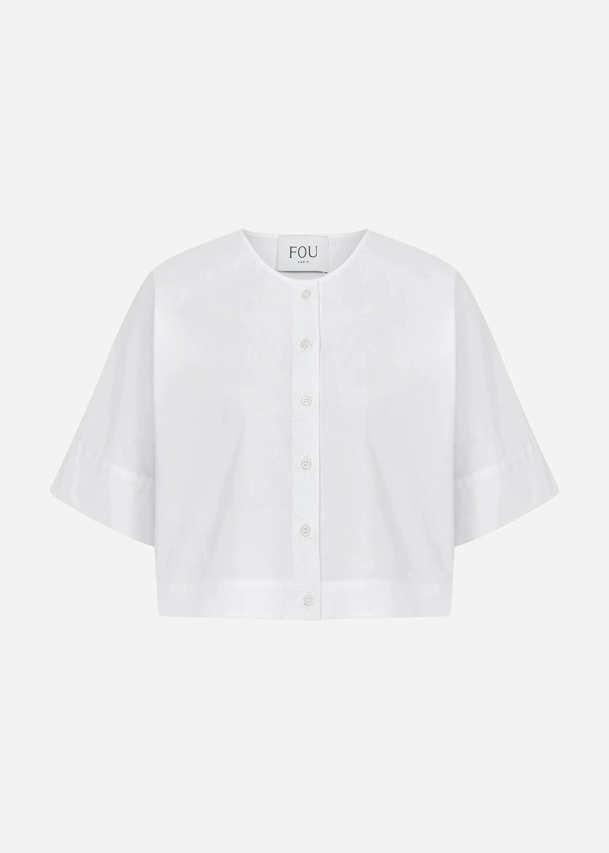Fou Paris // Rebecca Shirt / White Womens Fou Paris 