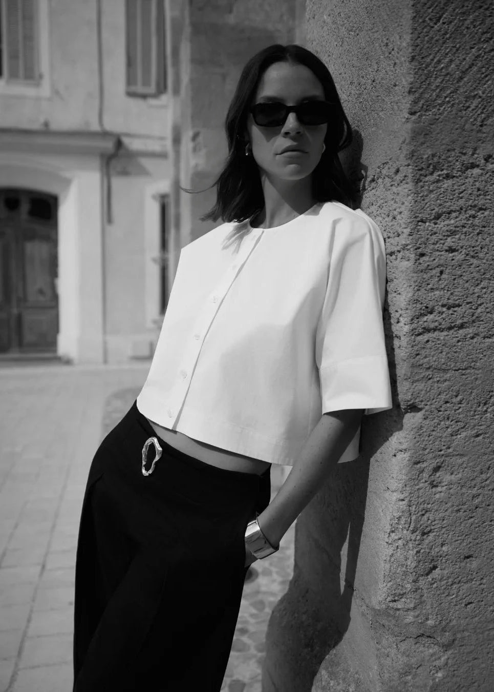 Fou Paris // Rebecca Shirt / White Womens Fou Paris 