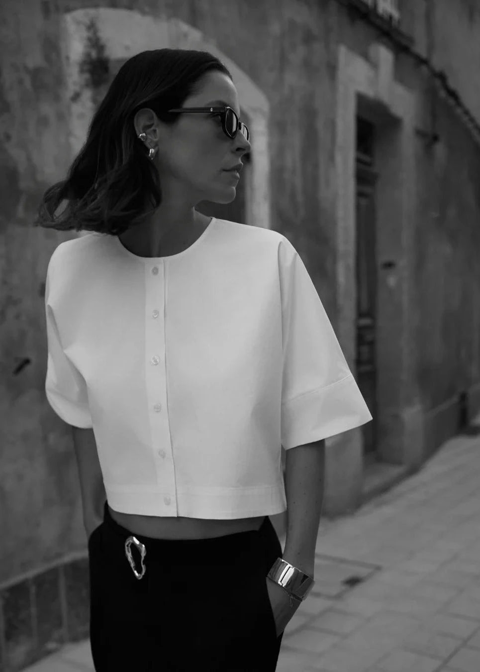 Fou Paris // Rebecca Shirt / White Womens Fou Paris 