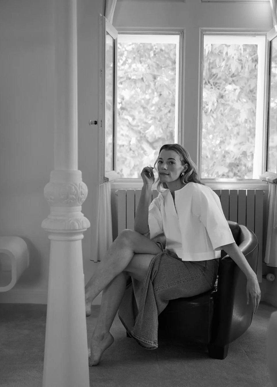 Fou Paris // Rebecca Shirt / White Womens Fou Paris 