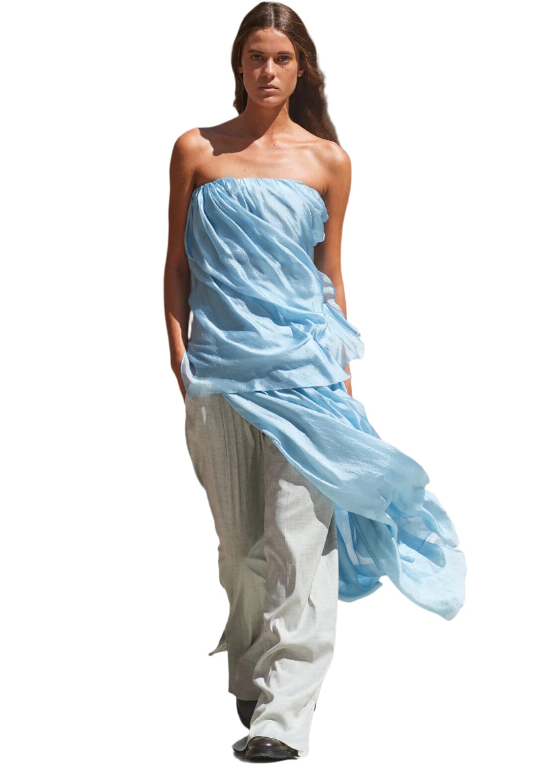 Gilian Gown / Light Blue Womens The Garment 