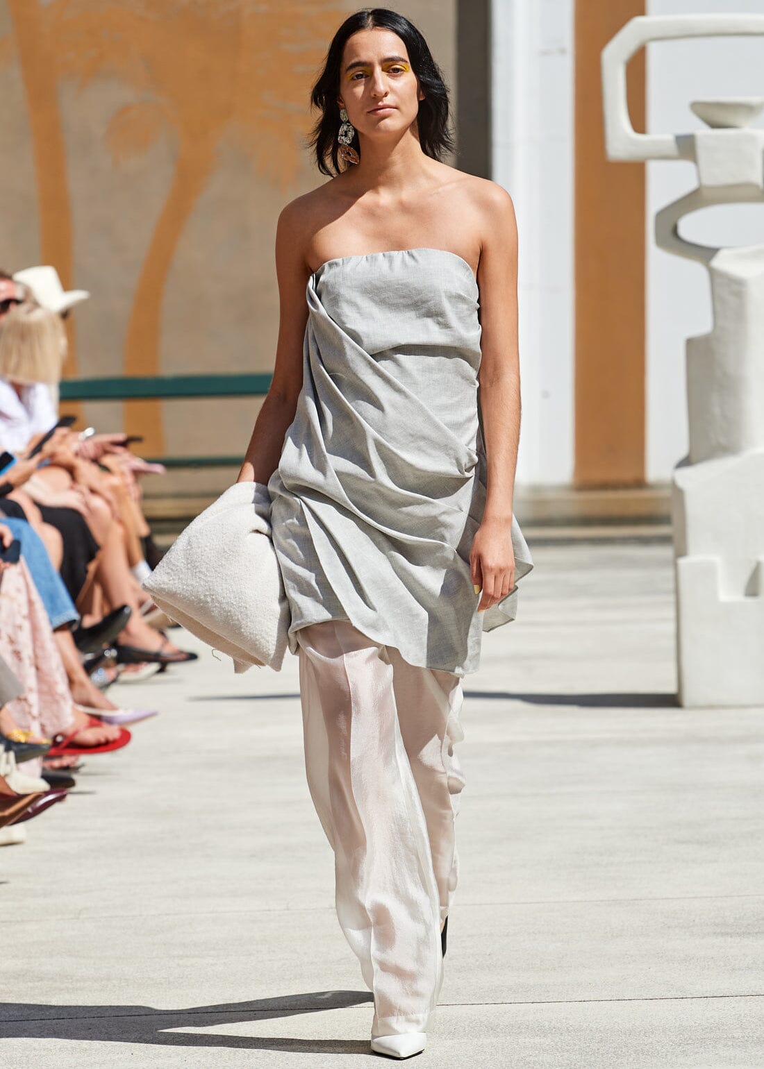 Gilian Pant / Cream Womens The Garment 