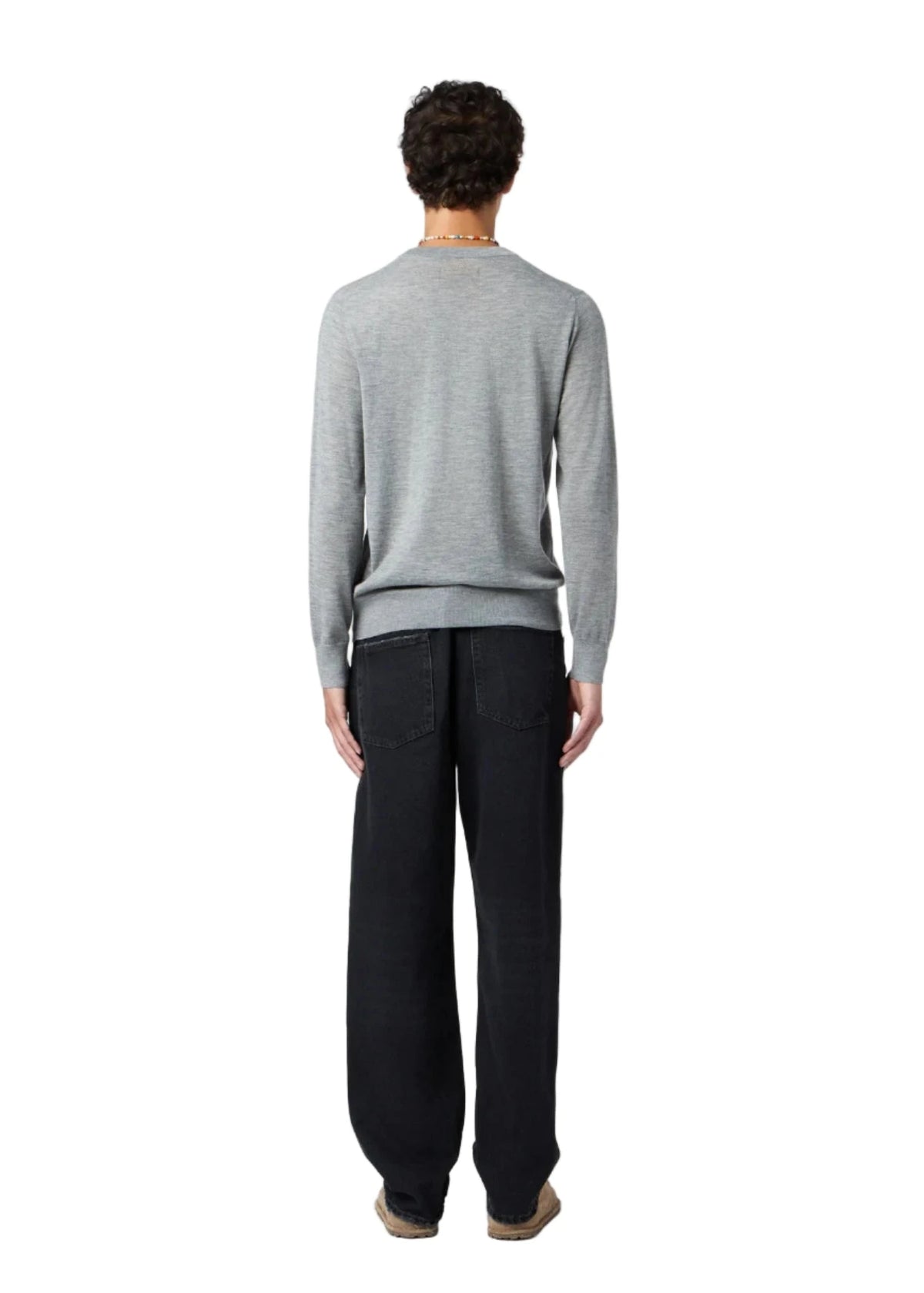 Guest In Residence // Airy True Crew / Heather Grey Womens Guest In Residence 