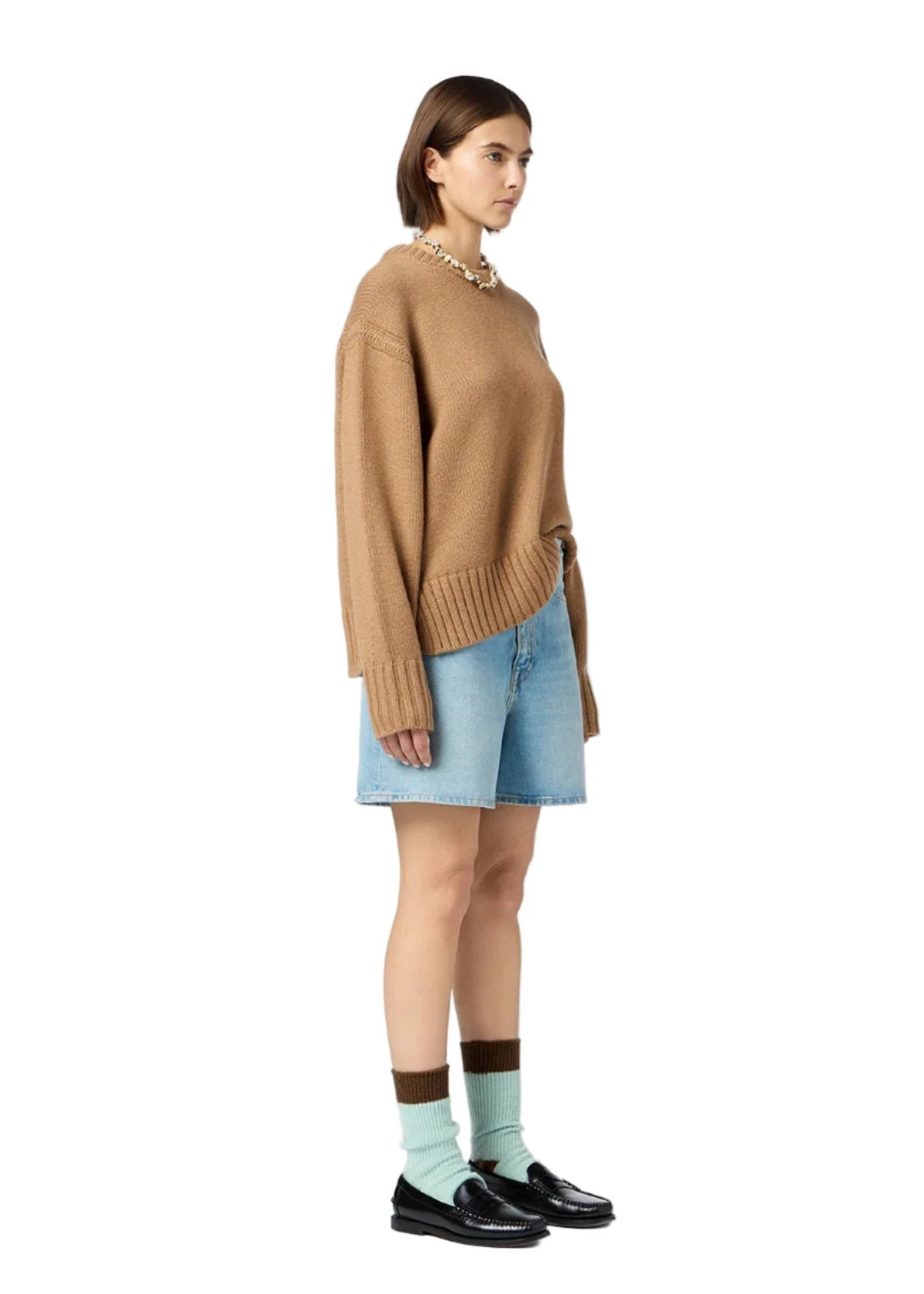 Guest In Residence // Cozy Crew / Almond Womens Guest In Residence 