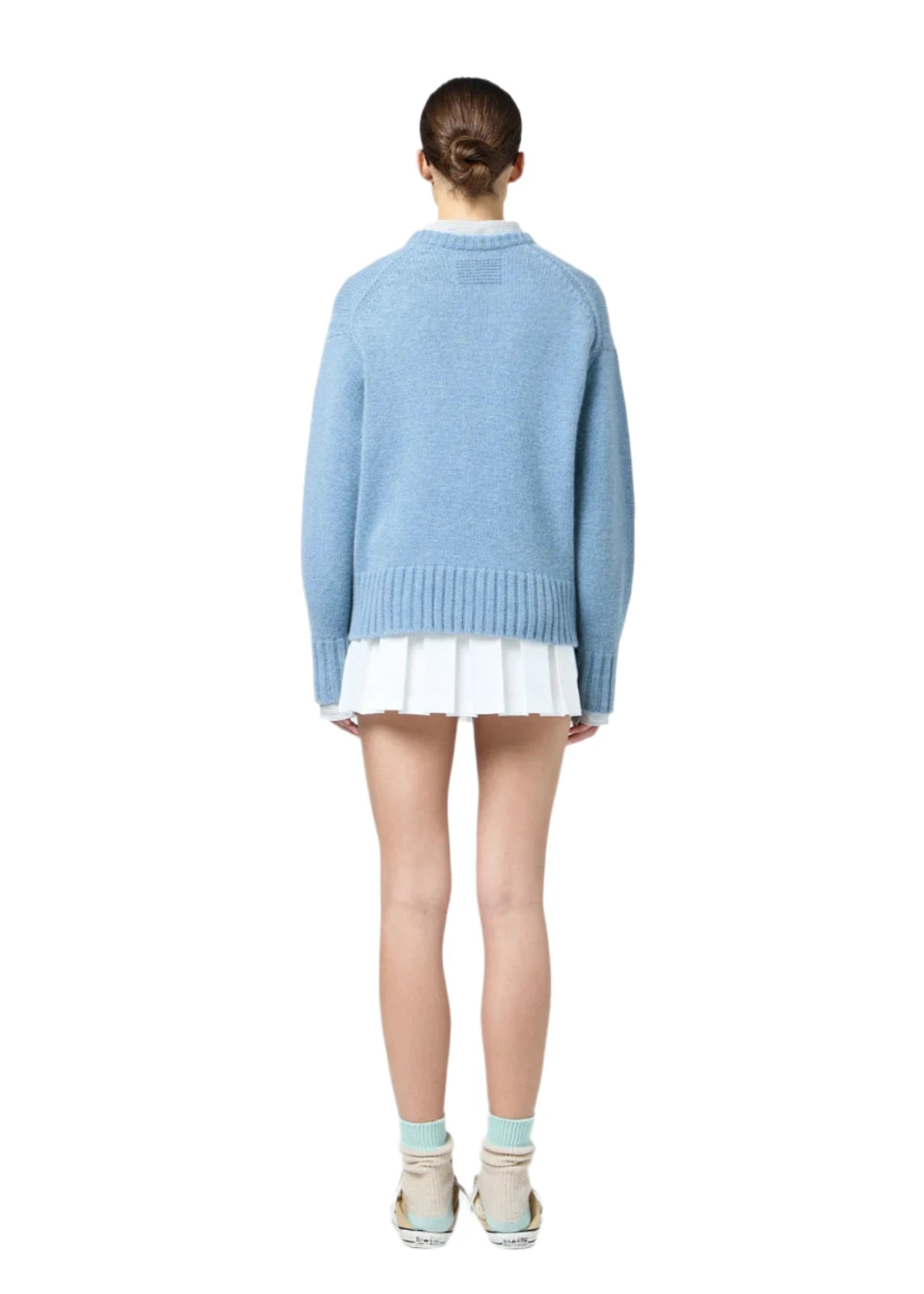 Guest In Residence // Cozy Crew / Heather Blue Womens Guest In Residence 