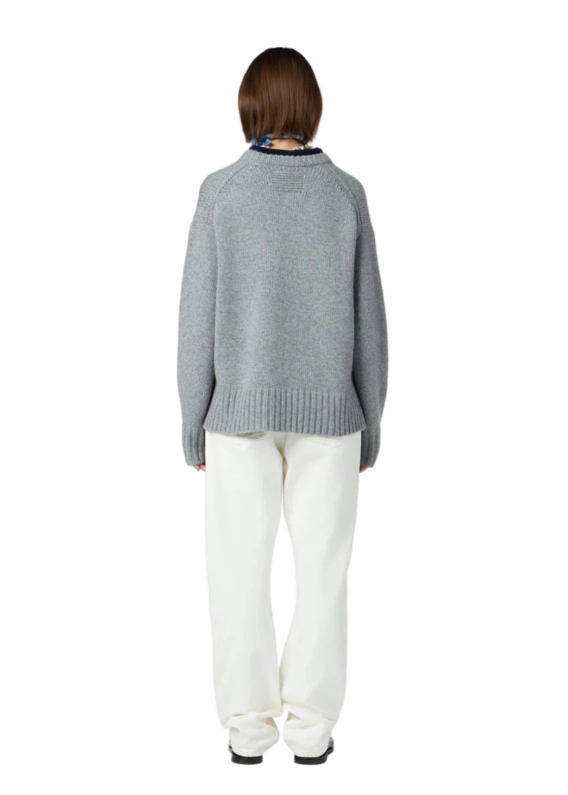 Guest In Residence // Cozy Crew / Heather Grey Womens Guest In Residence 