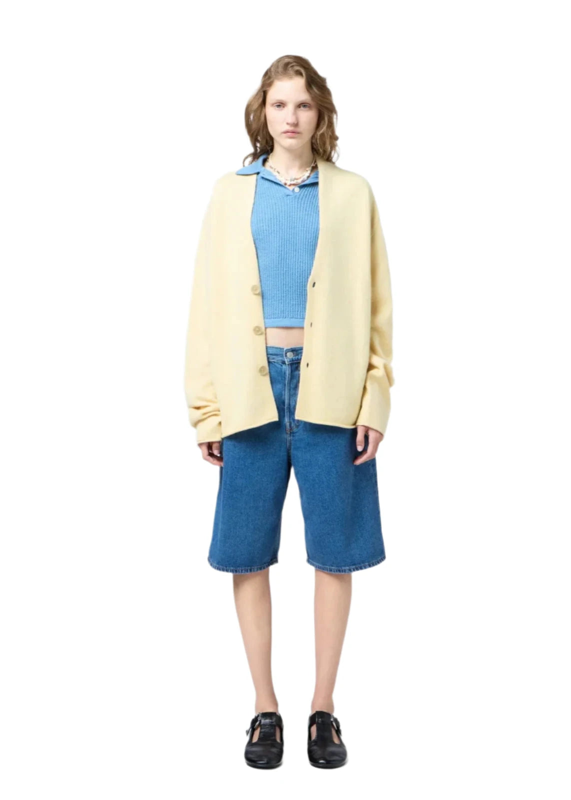 Guest In Residence // Everywear Cardigan / Butter Womens Guest In Residence 