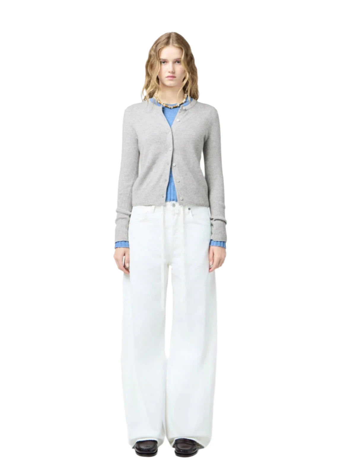 Guest In Residence // Jane Cardigan / Stone Womens Guest In Residence 