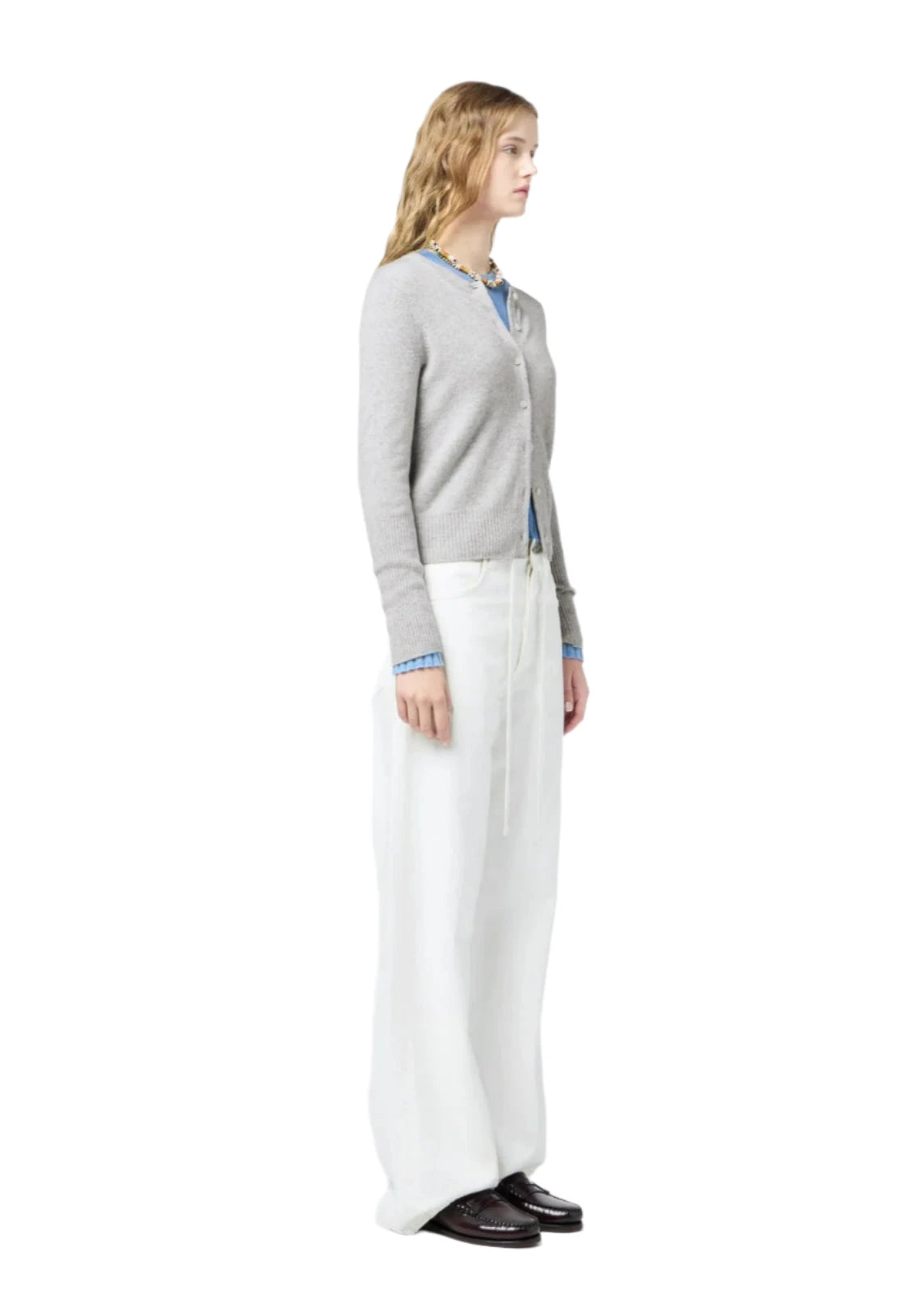 Guest In Residence // Jane Cardigan / Stone Womens Guest In Residence 