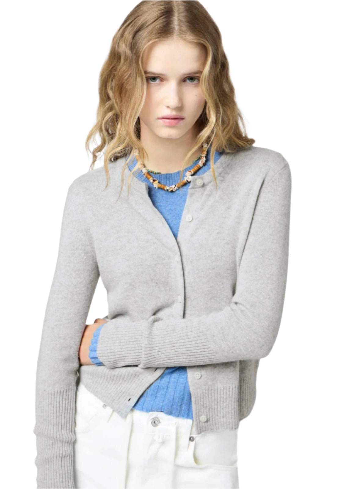Guest In Residence // Jane Cardigan / Stone Womens Guest In Residence 