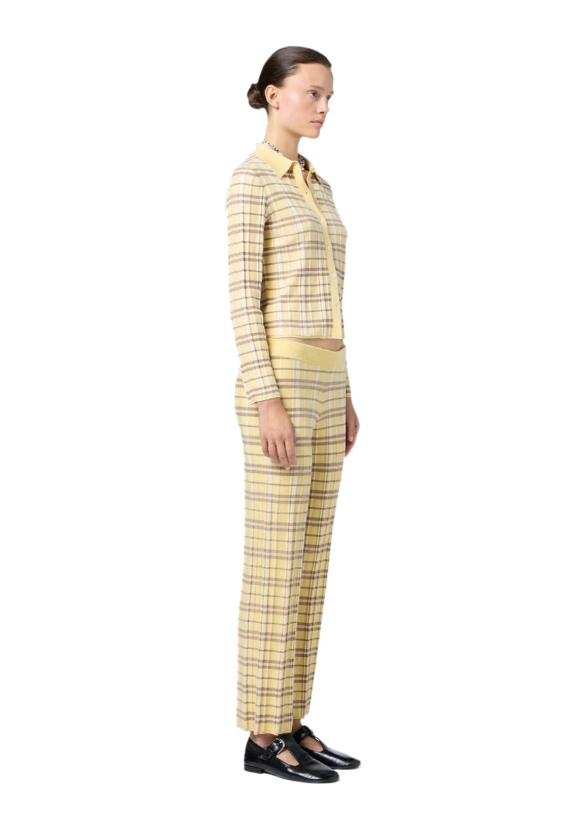 Guest In Residence // Plaid Elle Shirt / Butter Combo Womens Guest In Residence 