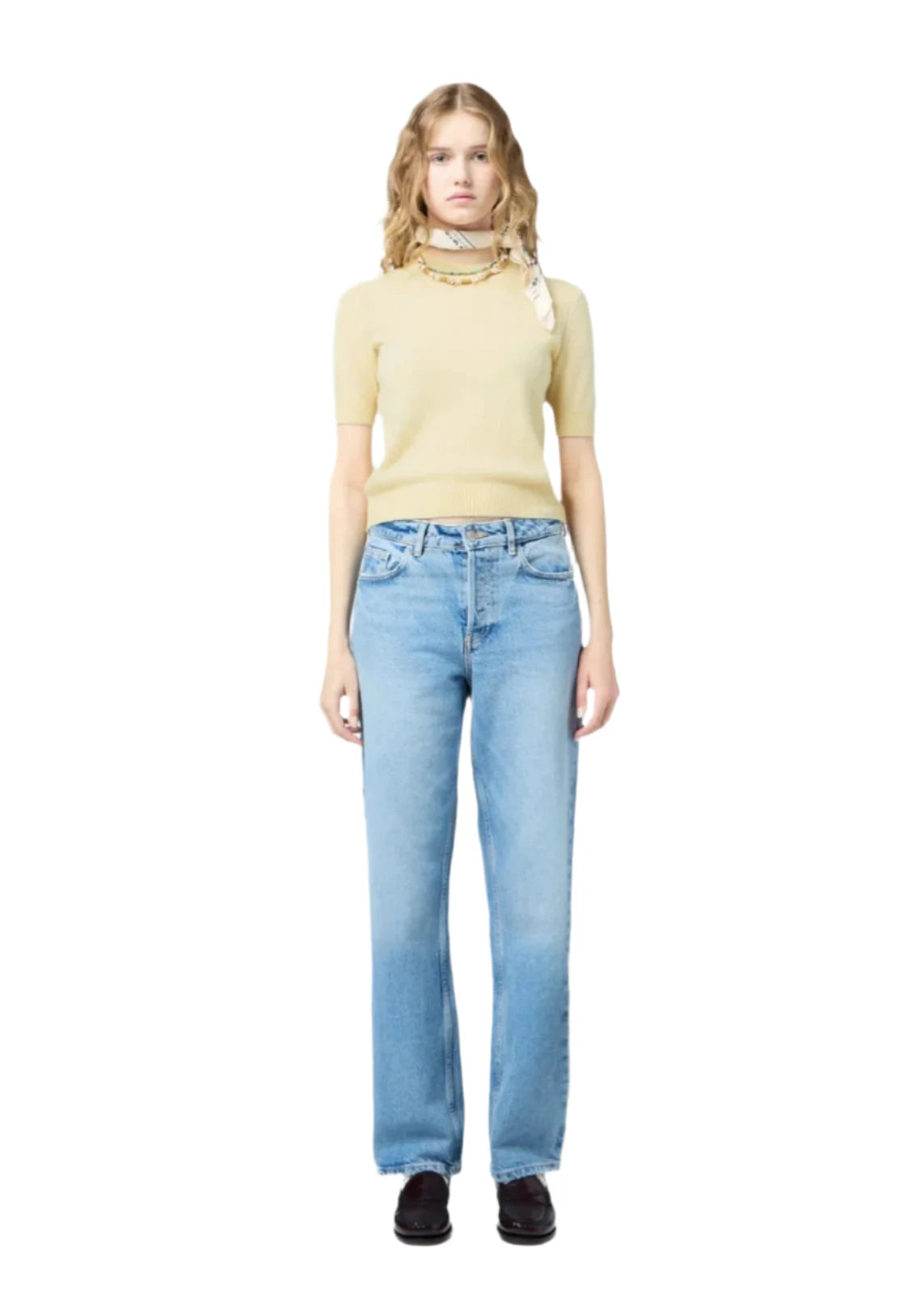 Guest In Residence // Sweater Tee / Butter Womens Guest In Residence 