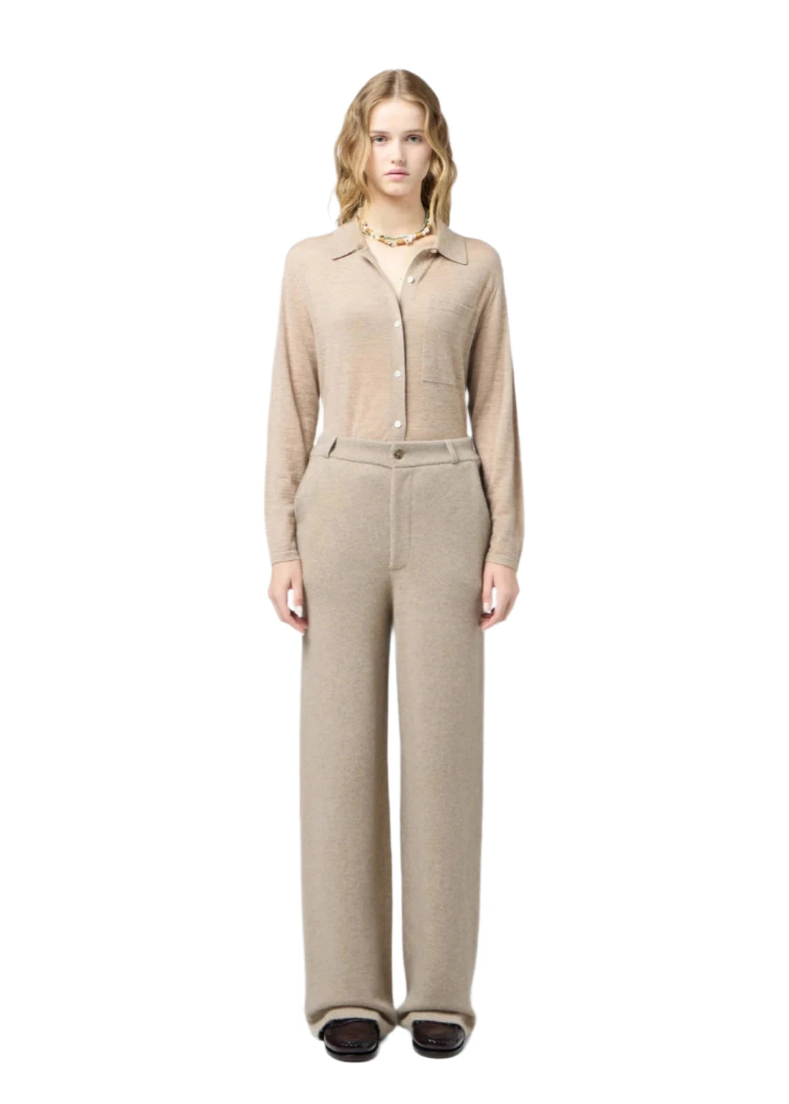Guest In Residence // Tailored Trouser / Taupe Womens Guest In Residence 
