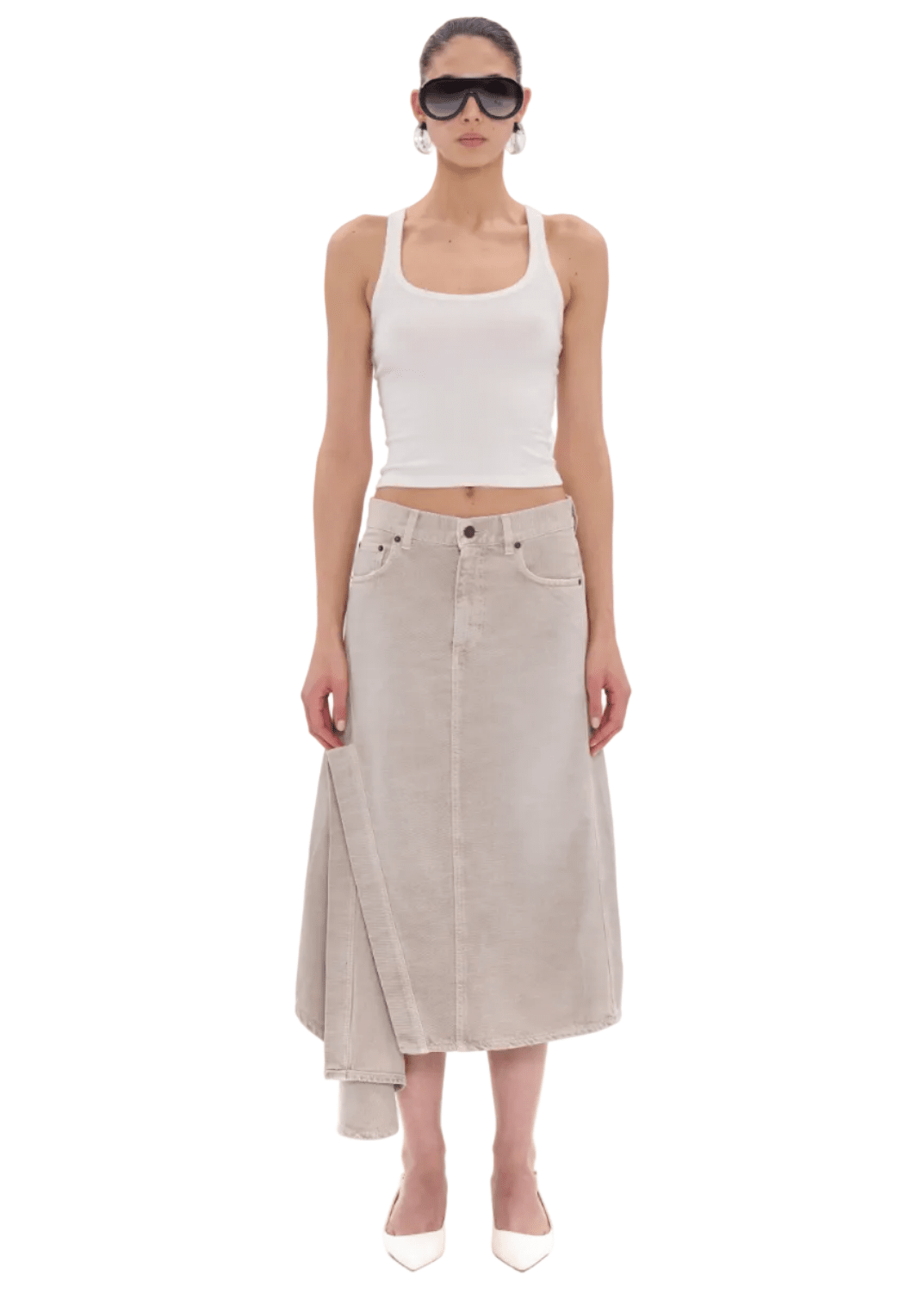 Haikure // Ann Bull Skirt / Doeskin Womens Haikure 