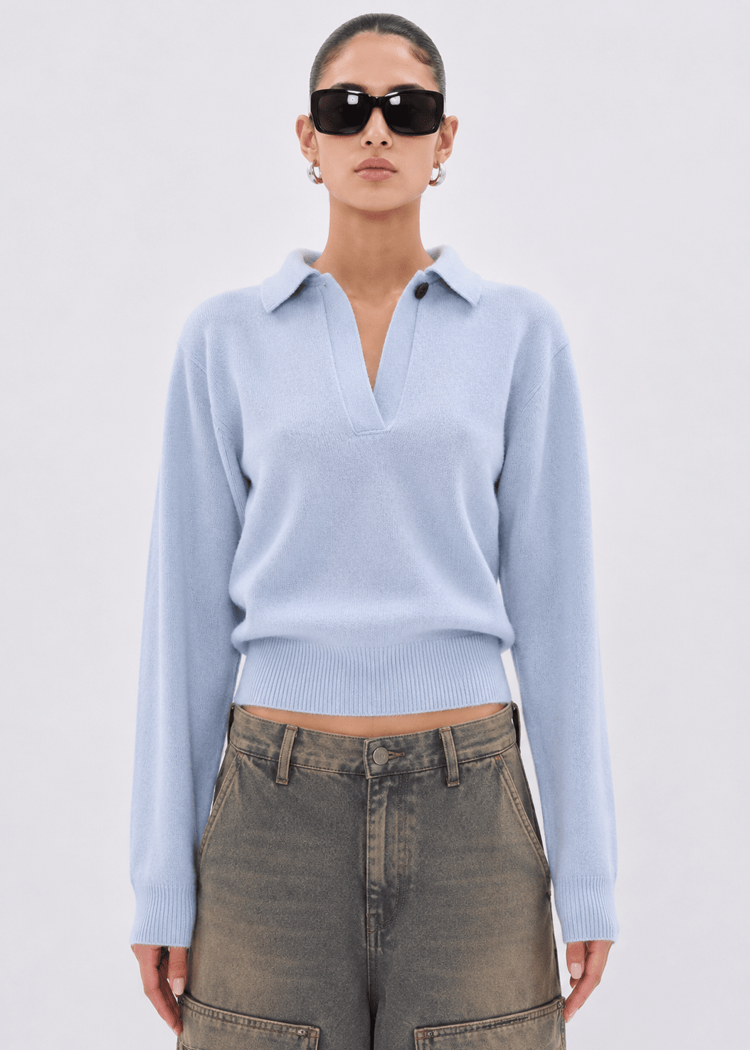 Haikure // Ash Sweatshirt / Sky Womens Haikure 