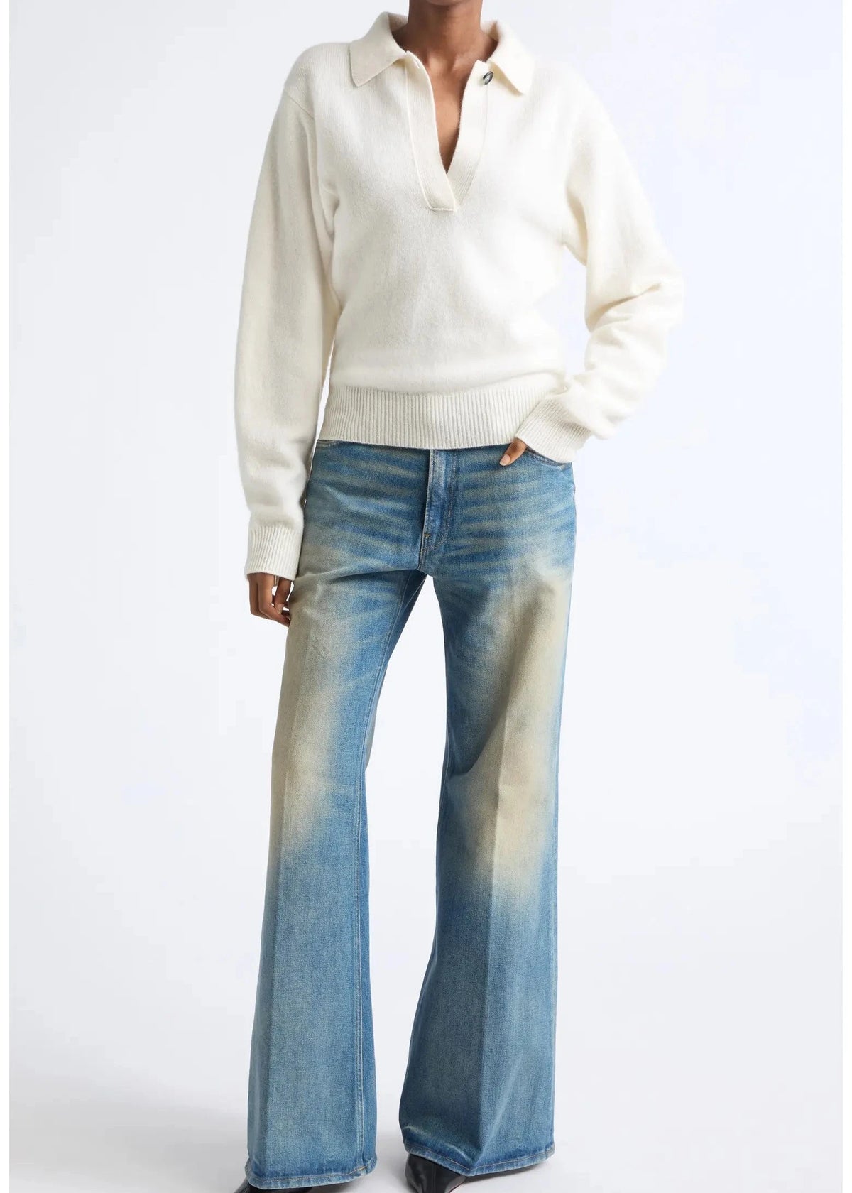 Haikure // Ash Sweatshirt / Snow Womens Haikure 